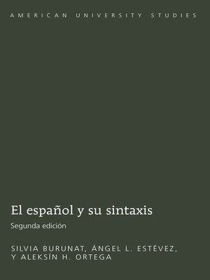 cover image of El español y su sintaxis